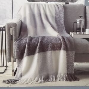 NWT FAUX MOHAIR Throw Blanket